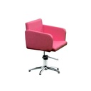 SILLA PELUQUERIA PIN UP ROSA - EUROSTIL