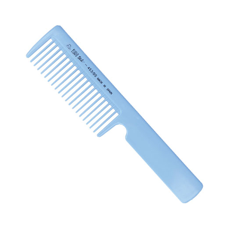 PEINE ESCARPIDOR GRANDE 20,5CM AZUL - EUROSTIL