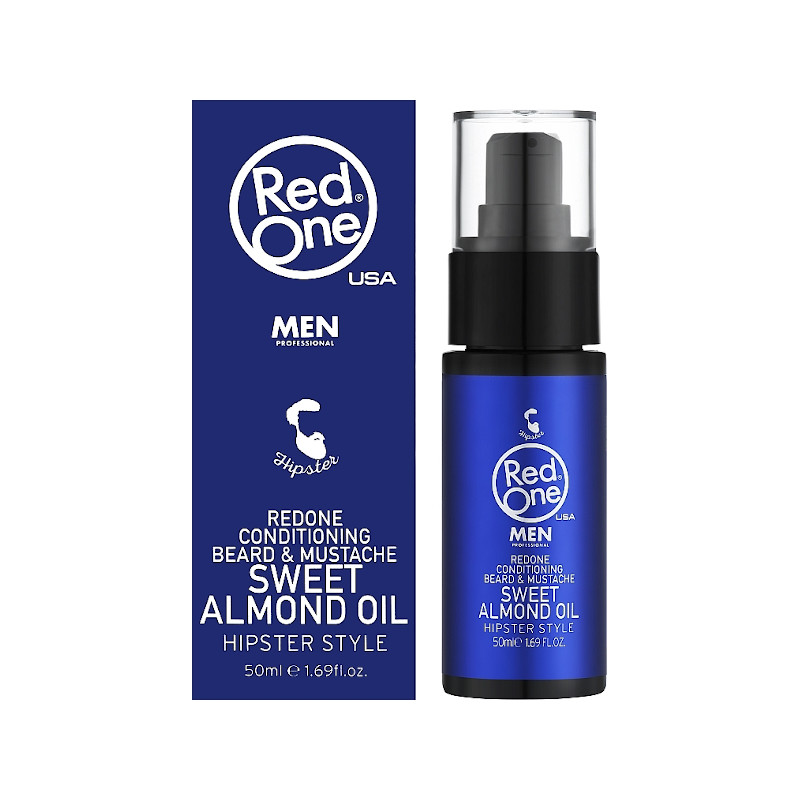 ACEITE BARBA & BIGOTE DE ALMENDRA 50ML - RED ONE