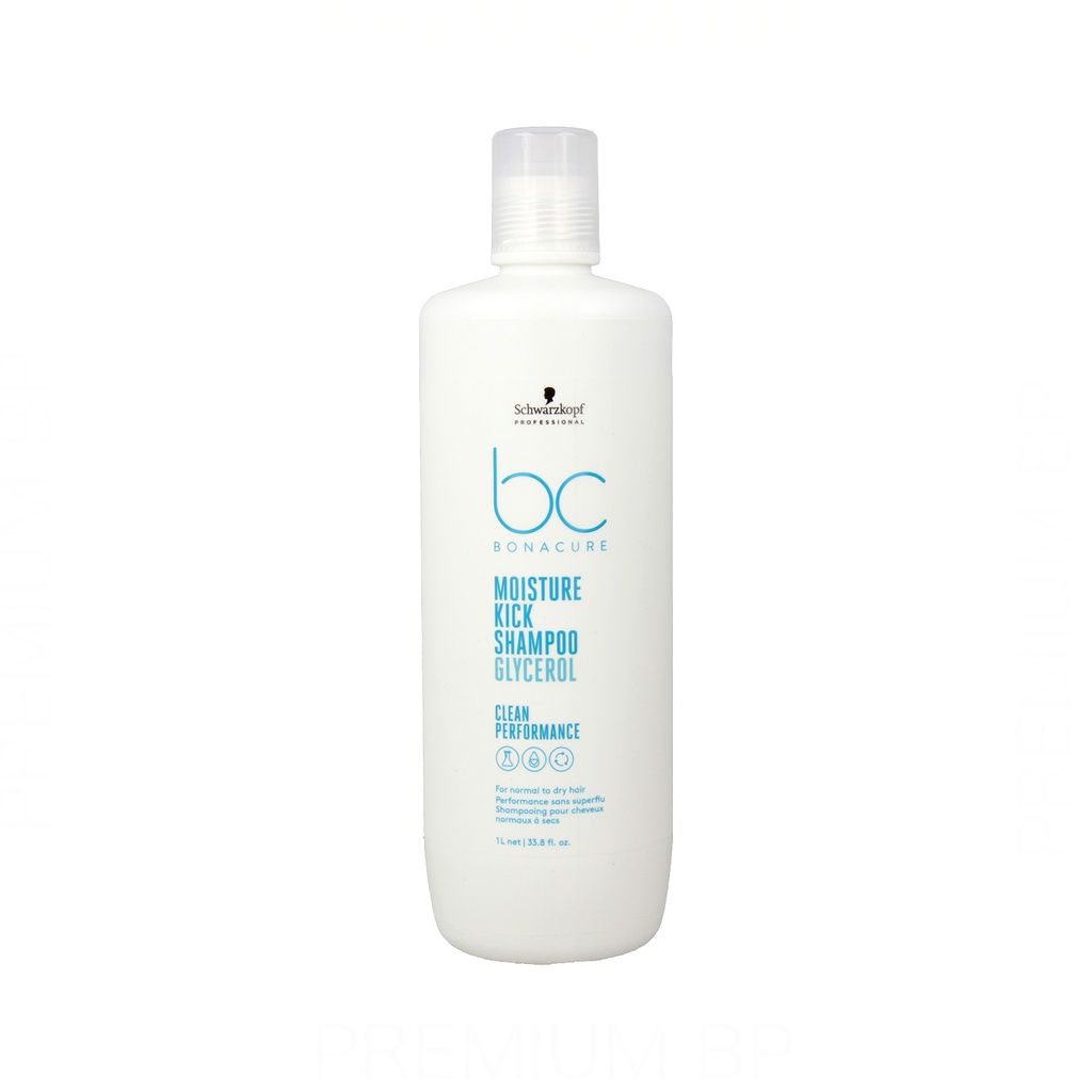 CHAMPÚ BC CLEAN PERFORMANCE MOISTURE KICK 1000ML - SCHWARZKOPF