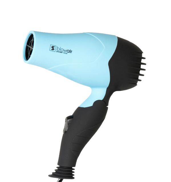 MINI SECADOR BLOW AIR POCKET BLUE - PERFECT BEAUTY
