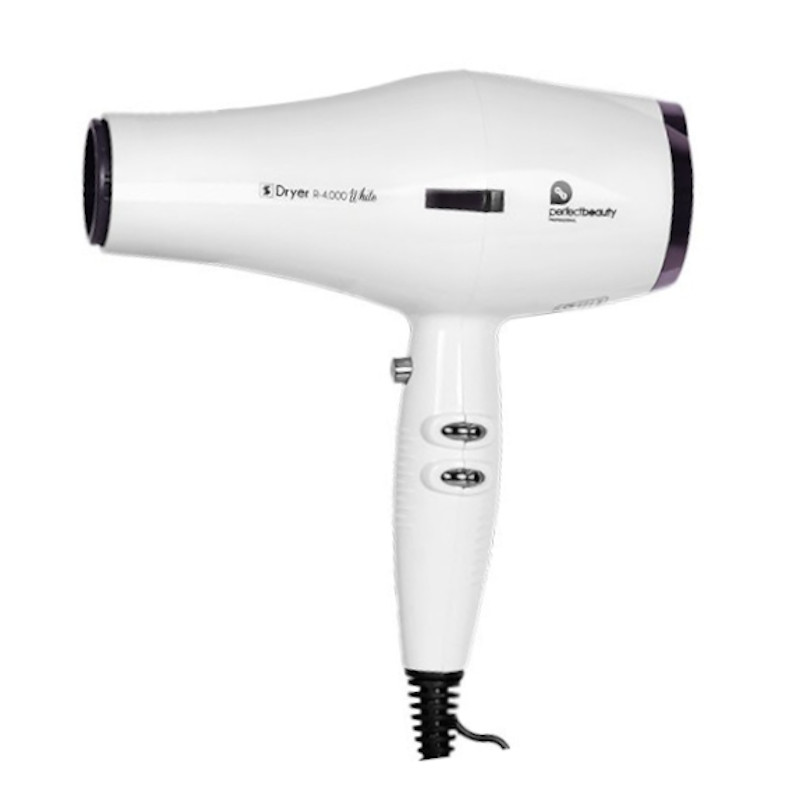 SECADOR PROFESIONAL WHITE R-4.000 - PERFECT BEAUTY