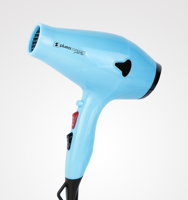 SECADOR PLUMA COMPACT PASTEL BLUE - PERFECT BEAUTY