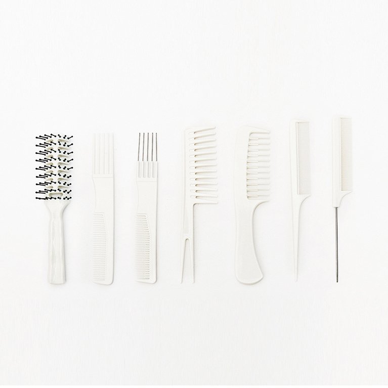 SET 7 PEINES Y FUNDA GEA WHITE - BIFULL