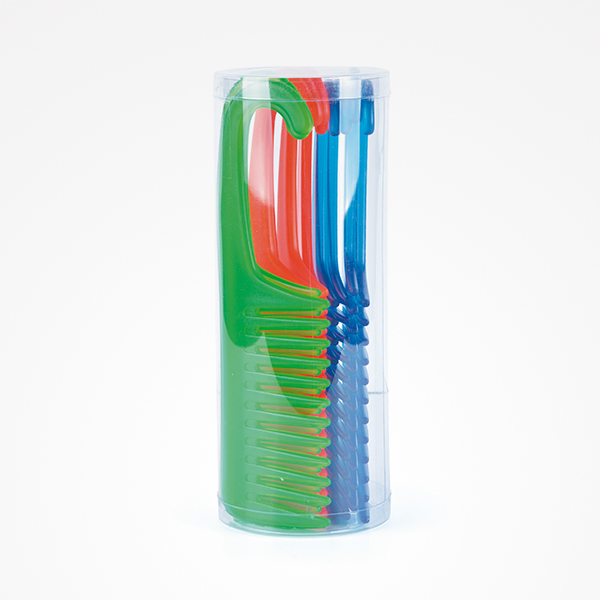 BOTE DE PEINES GANCHO COLORS 12 UNDS (ESPECIAL DUCHA) - BIFULL