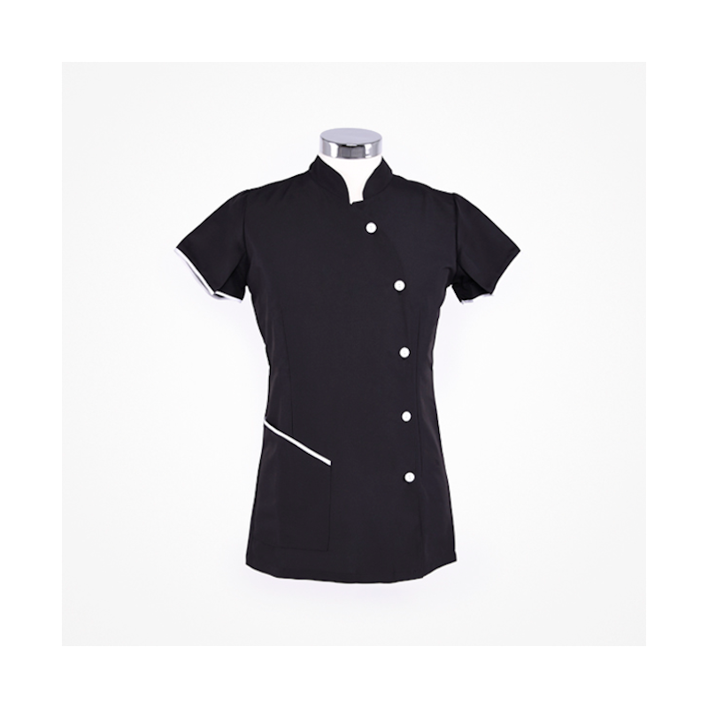 CHAQUETA NEGRA ESSENCE ANTIBACTERIANA TALLA 38 - JORPAL