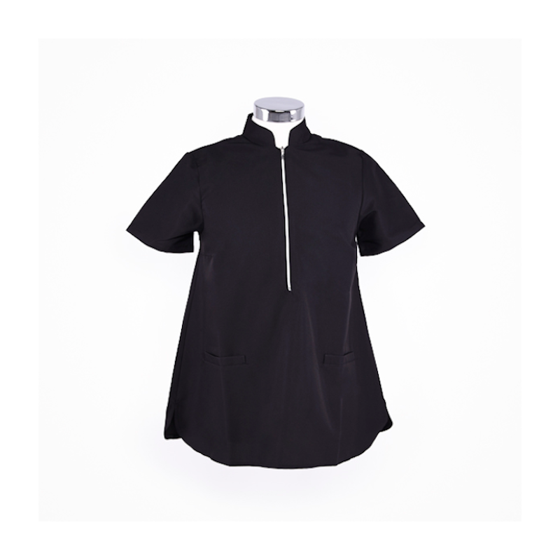 CHAQUETA NEGRA DIVINE ANTI-BACTERIANA TALLA L - JORPAL