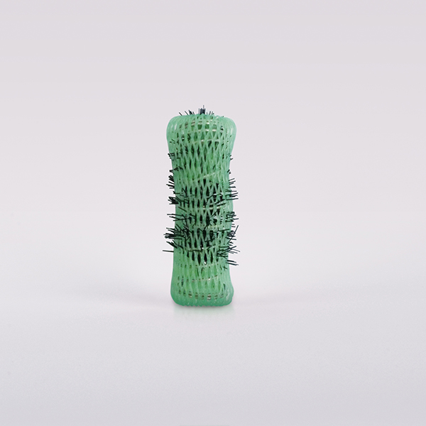 PACK 6UDS RULOS MALLA CON CEPILLO NYLON 20MM VERDE - BIFULL