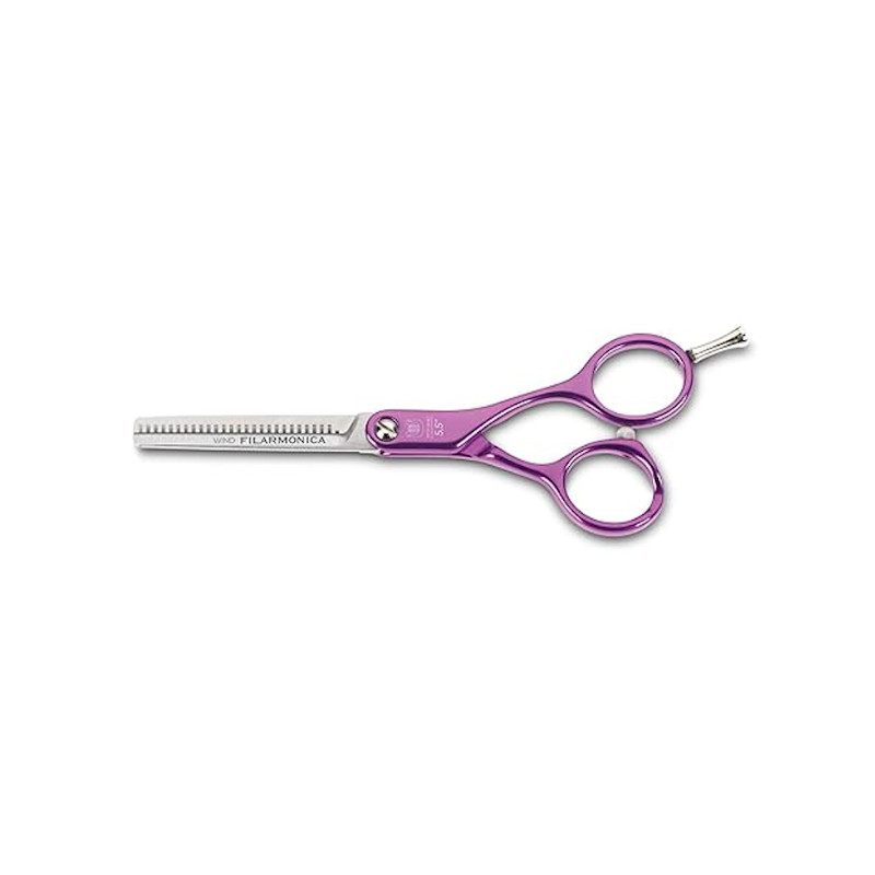 TIJERA ALUMINIUM MORADA ESCULPIR 5.5" - FILARMÓNICA