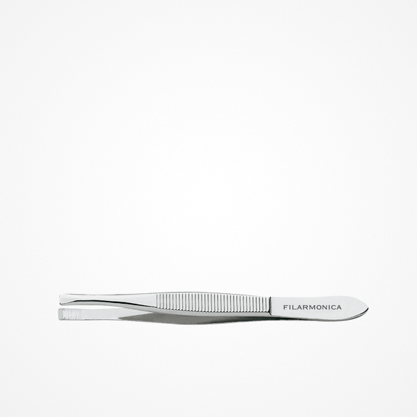 PINZA DEPILAR RECTA NIQUEL 8CM. - FILARMÓNICA