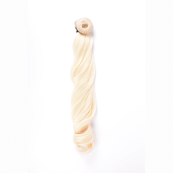 COLETA RIZADA 50CM MOD 613 RUBIO PLATINO NATURAL - BIFULL