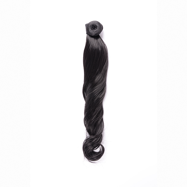 COLETA RIZADA 50CM MOD 1B NEGRO AZULADO - BIFULL