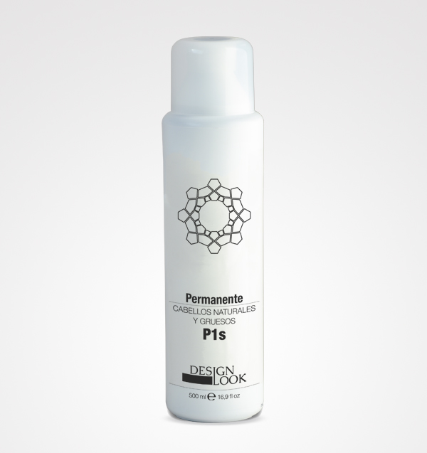 PERMANENTE P1S CABELLOS NATURALES Y GRUESOS 500ML - DESIGN LOOK