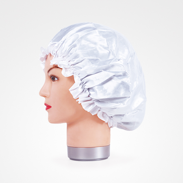 GORRO DE SATÉN ANTI FRIZZ BLANCO SLEEPING THIN CAP - BIFULL