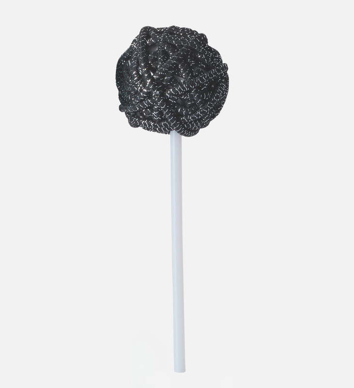 PIRULETA LOLLIPOP ROUND COLOR BLACK SILVER - BIFULL