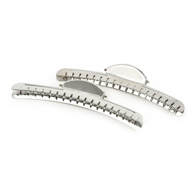 PACK 6UD PINZA GRAPA PARA ONDAS PLATA - BIFULL