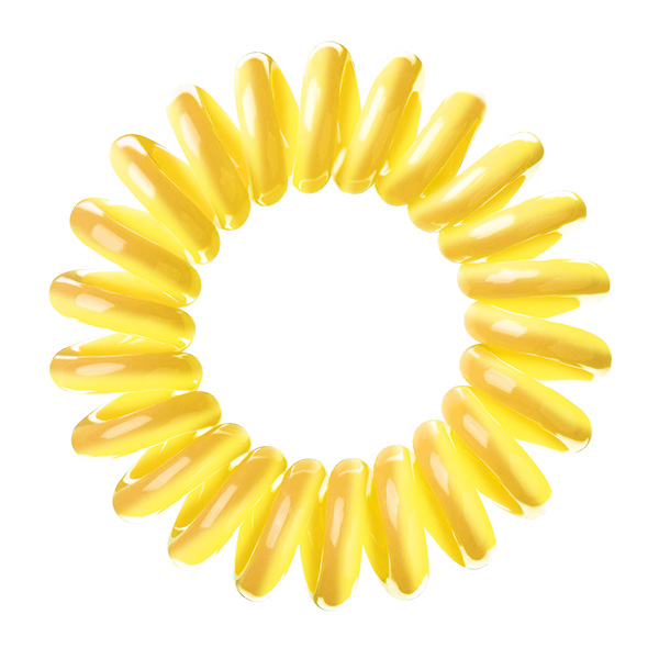 BOBBLES HAIR BAND DOBLE COLOR AMARILLO FLUOR (CAJITA 3UNDS) - BIFULL