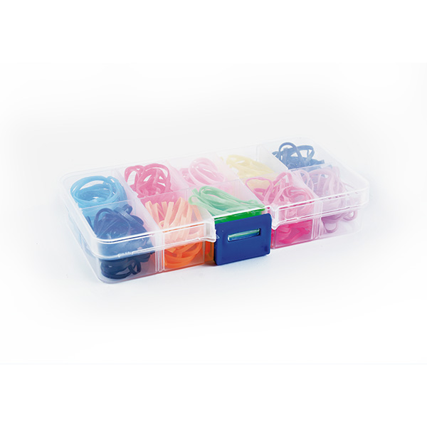 CAJA GOMAS ELASTICAS DE COLORES MINI LASTIS - BIFULL