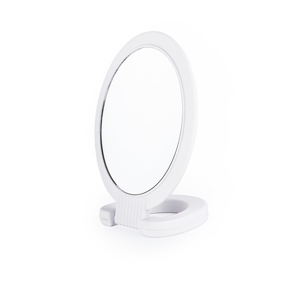 ESPEJO CLAM BLANCO 12.3CM SOPORTE MULTIFUNCIONAL - BIFULL