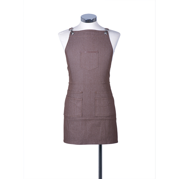 DELANTAL NIKA MARRÓN POLYESTER 65x76CM - BIFULL