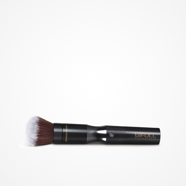 BROCHA MAQUILLAJE ELÉCTRICA + 3 BROCHAS ADVANCED MAKE-UP BLACK - BIFULL