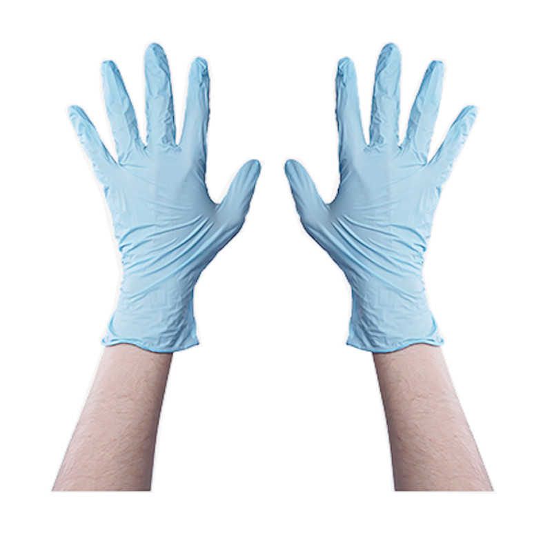 GUANTE NITRILO AZUL CALIDAD AQL 1.5 TALLA L - BIFULL