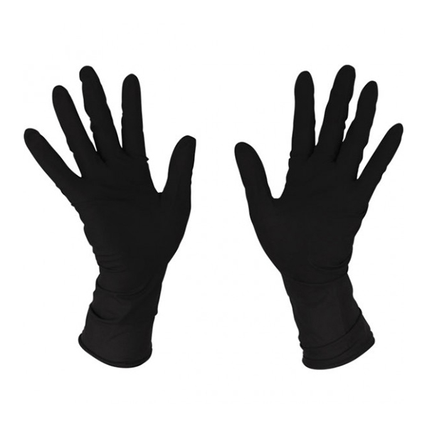 PACK 2UD GUANTES LATEX NEGROS TALLA ÚNICA - BIFULL