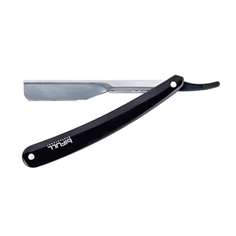 NAVAJA DE CORTE MANGO PLÁSTICO NEGRO RAZOR CUT BLACK - BIFULL
