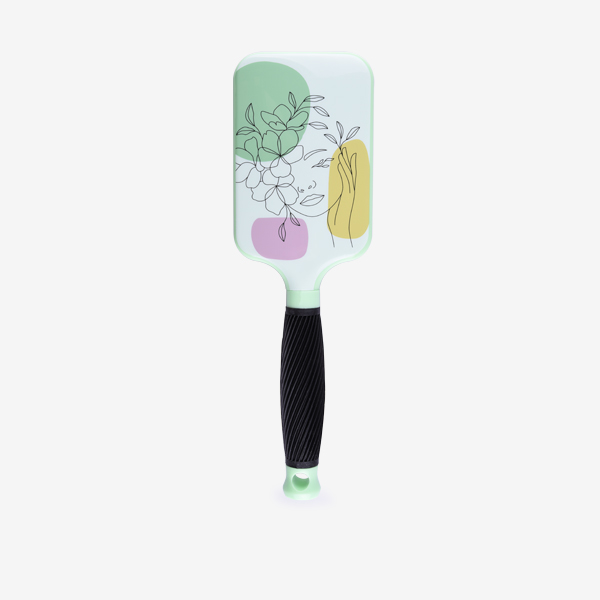 CEPILLO RAQUETA VERDE PASTEL SILHOUETTE - BIFULL