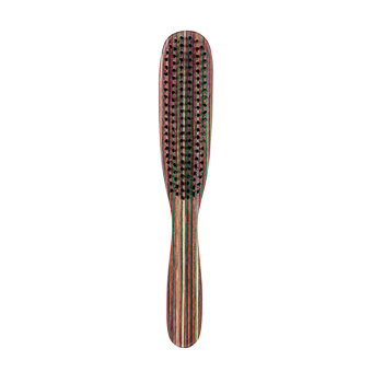 CEPILLO RECTANGULAR STRIPED WOOD PURPLE - BIFULL