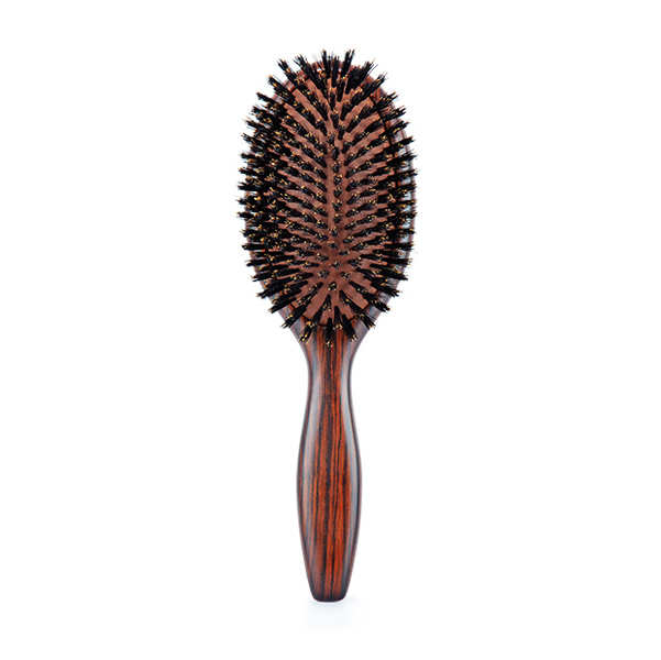 CEPILLO MADERA DE EBANO OVALADO CERDAS 100% JABALI EBONY LARGE - BIFULL
