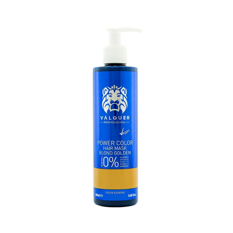 MASCARILLA POWER COLOR RUBIO DORADO 275ML - VALQUER