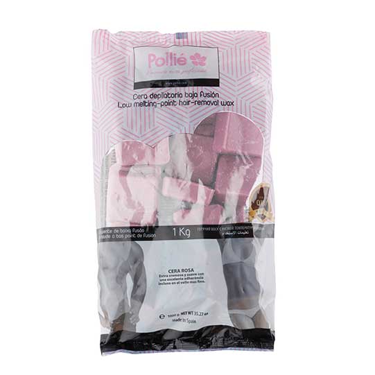1KG PASTILLAS CERA ROSA BAJA FUSION - POLLIÉ
