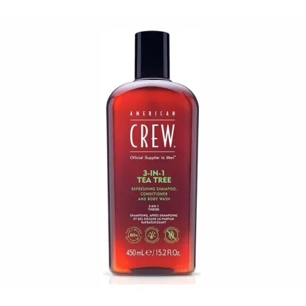 3 EN 1 ARBOL DEL TÉ 450ML CHAMPU/ ACON/ GEL- AMERICAN CREW