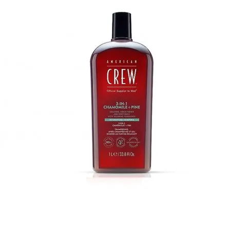 [40923] 3 EN 1 RELAXIN 1000ML CHAMPU/ ACON/ GEL- AMERICAN CREW