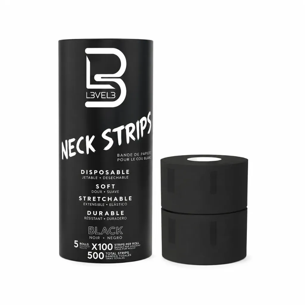 5 ROLLOS PAPEL CUELLO NEGRO- L3VEL3