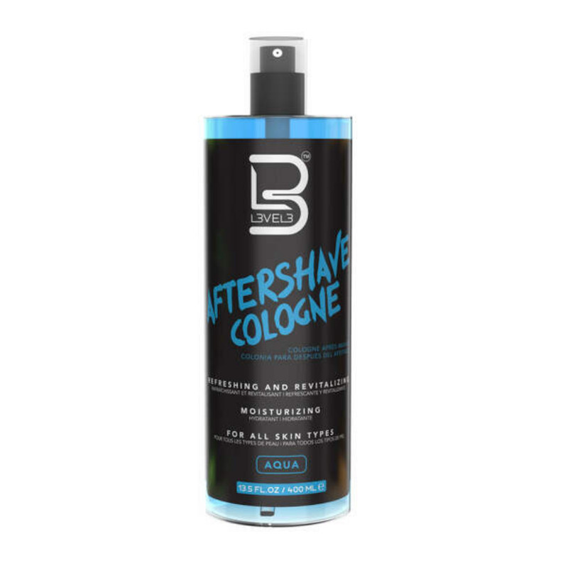 AFTER SHAVE COLONIA AQUA BLUE 400ML  - L3VEL3