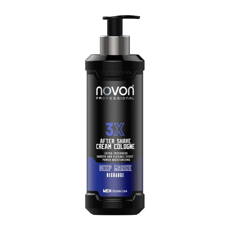 [26062] AFTER SHAVE CREAM & COLOGNE DEEP MARINE 400ML - NOVON