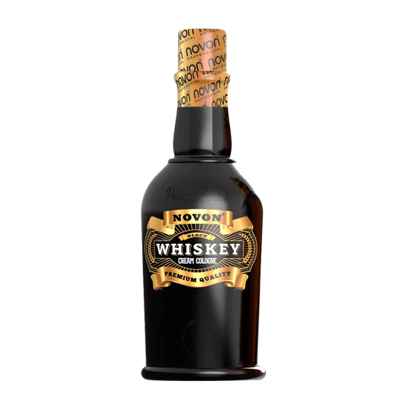 AFTER SHAVE CREAM & COLOGNE WHISKEY BLACK 400ML - NOVON
