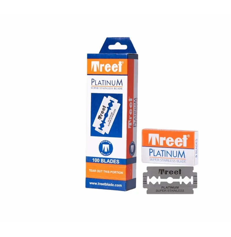 CAJA 100 CUCHILLAS ENTERAS PLATINIUM SUPER - TREET