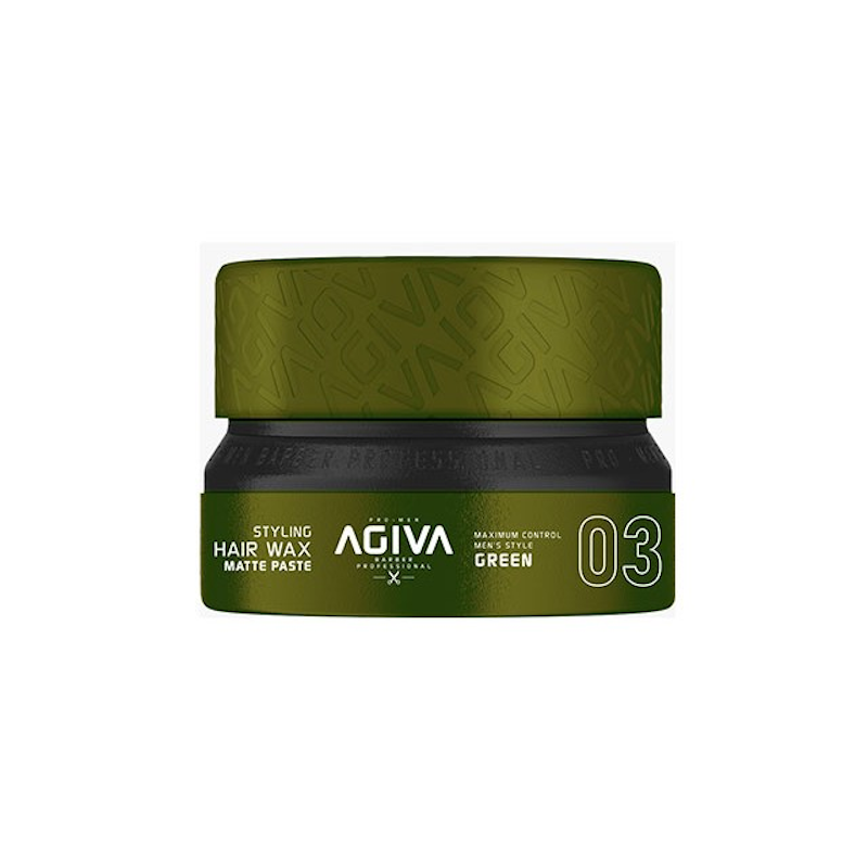 CERA AQUA WAX MATTE PASTE GREEN 03 155ML  - AGIVA