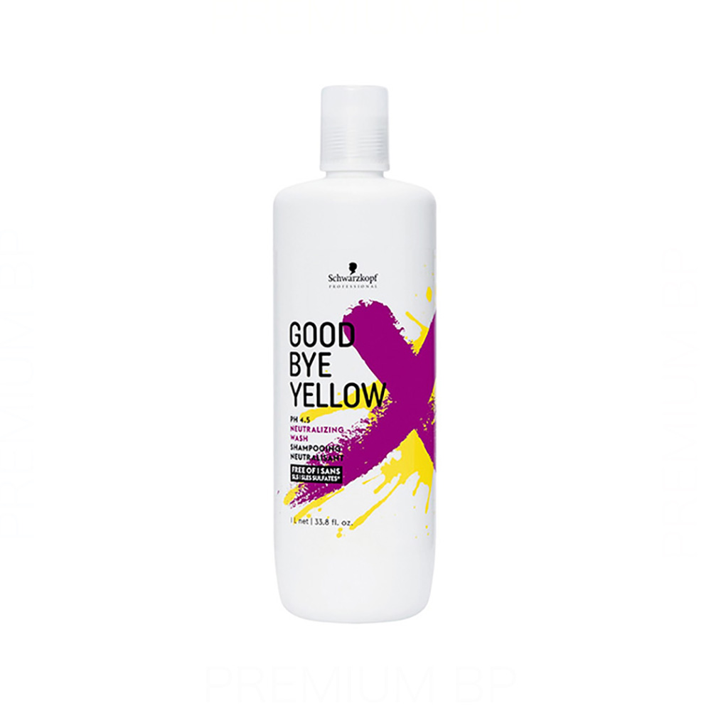 [22318] CHAMPU NEUTRALIZANTE GOODBYE YELLOW 1000ML - SCHWARZKOPF