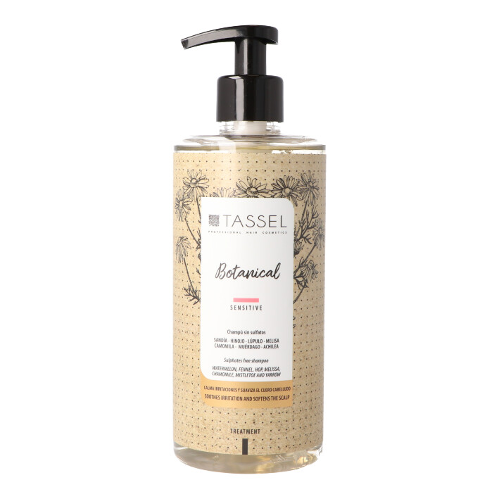 [07607] CHAMPÚ LÍQUIDO SENSITIVE 500ML - TASSEL