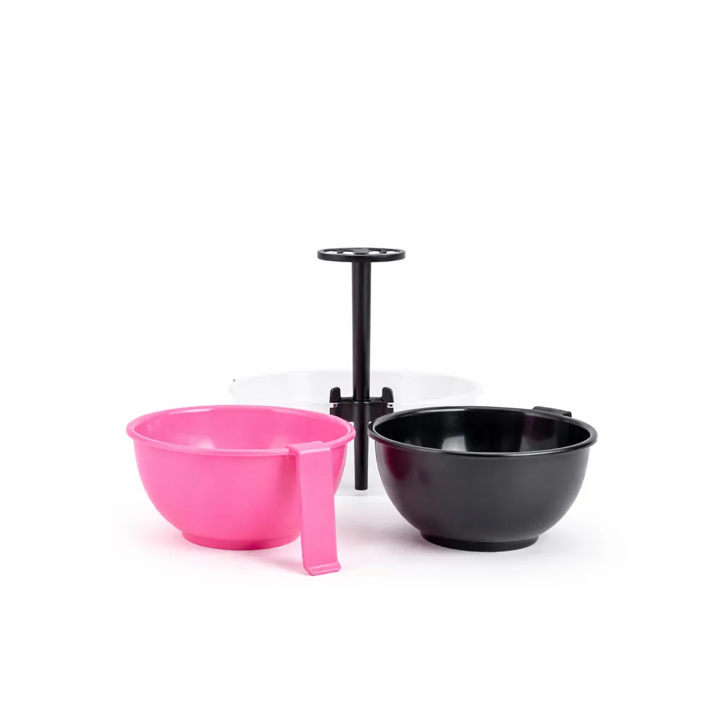 [16787] COMFORT KIT SET DE 3 BOWLS DE COLORES CON SOPORTE - BIFULL