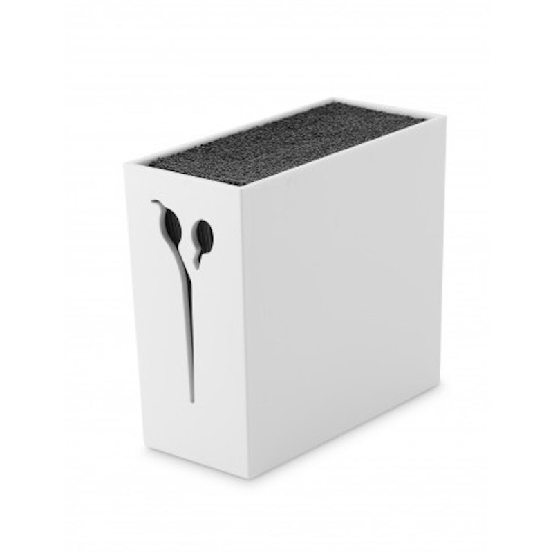 [04740] CONTENEDOR TIJERAS BLANCO - EUROSTIL