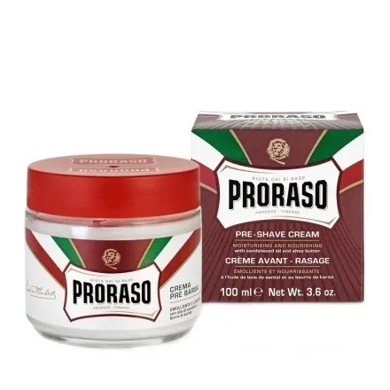 CREMA PRE AFEITADO BARBAS DURAS 100ML - PRORASO