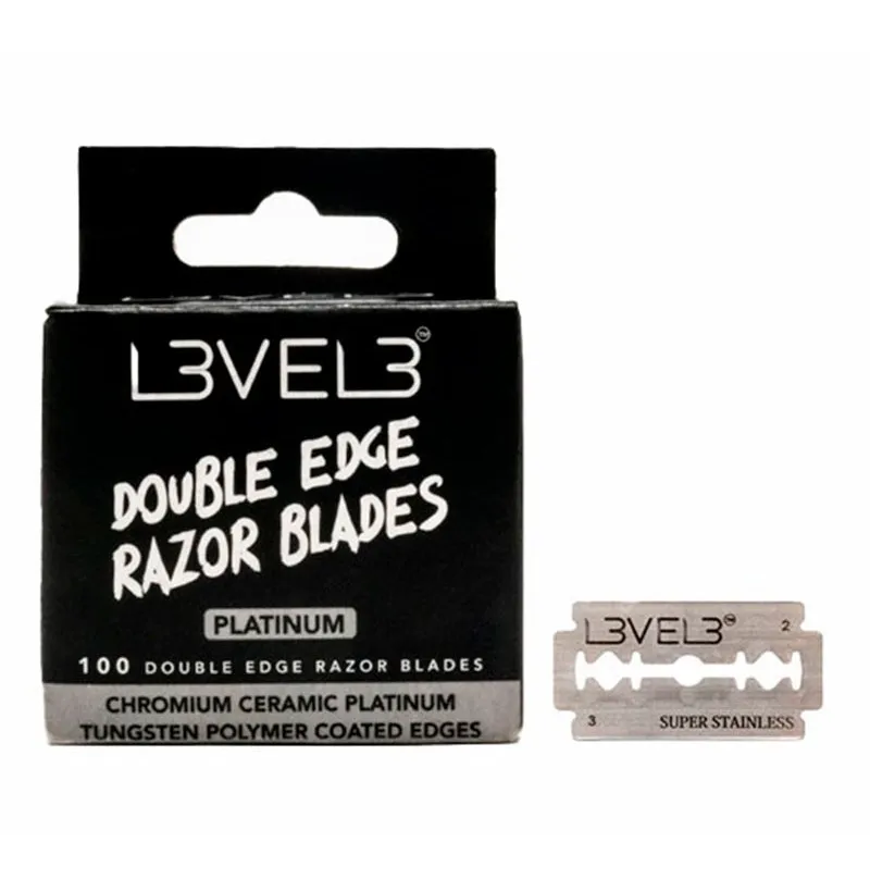 [42684] CUCHILLAS DOBLE FILO PACK 100 UDS. - L3VEL3