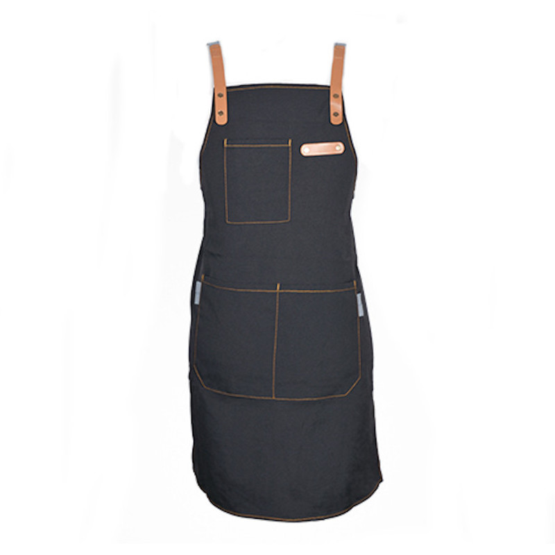 [33165] DELANTAL BARBERO BLACK NIGHT - BIFULL