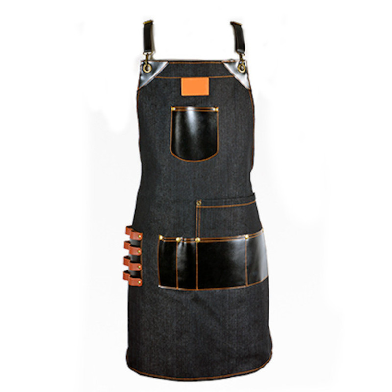 [26992] DELANTAL BARBERO TEJIDO VAQUERO - BIFULL