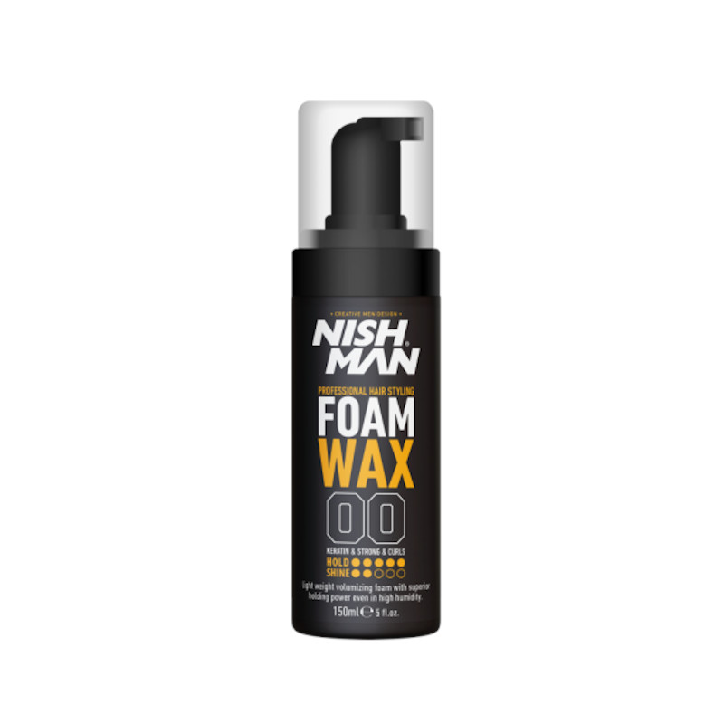 ESPUMA FIJADORA FOAM WAX 150ML - NISHMAN